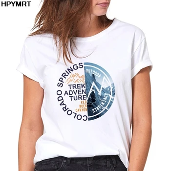 Lookout Jūras Viļņi Iespiesti Tshirt Sieviešu Modes Gadījuma T-Krekls Sieviešu Jauno Vasaras Harajuku Īsām piedurknēm T Krekls Topi Apģērbi