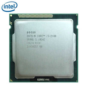 Intel Core i5-2400 i5 2400 3.1 GHz Quad-Core CPU Procesors 6M 95W LGA 1155 pārbaudīta strādā