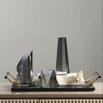 Figūriņas Ziemeļvalstu Rotas Modern Handwork Dāvanu Eiropas Ģeometriskie Ornamenti Biroja Galda Ozdoby Darīt Pokoju Piederumi DE50BJ