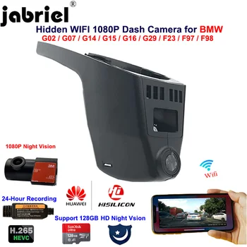 Slēpts Wifi 1080P 2K Dash Cam 24H Automašīnas Dvr BMW X4 G02 F98 X4M 8 Sērijas G14 G15 G16 Z4 G29 X7 G07 F23 X3M F97 2018 2019 2020
