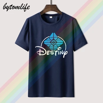 2019 Oriģināls Dizains Destinyland T Kreklus Vīriešiem Ar Īsām Piedurknēm Parodija Likteni 2 Pamests EmblemT-Krekls