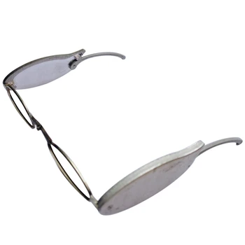 Salokāma FreeFold Triecienu Izturīgs Kabatas Brilles Mini Kabrioleta Lasīšanas Brilles Vīrieši Sievietes Vecuma Tālredzība Palielināmo Ovāls Rāmis 1.5