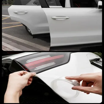 Par Hyundai SOLARIS 2010-2018 Auto Piederumi Durvju Malas Aizsardzības Nano Plēvi, Uzlīmes Anti Scratch Pārredzamu Multi-Funkciju