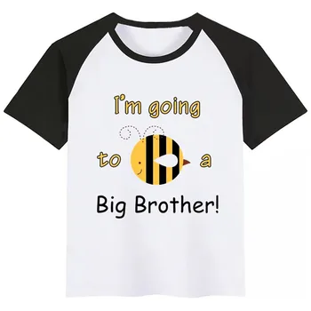 BoysGirls Jāveicina, Lai Lielais Brālis Karikatūra Izdrukāt T Krekls Bērniem Smieklīgi Drēbes Bērniem Vasarā Īsām Piedurknēm Bērnu T-krekls