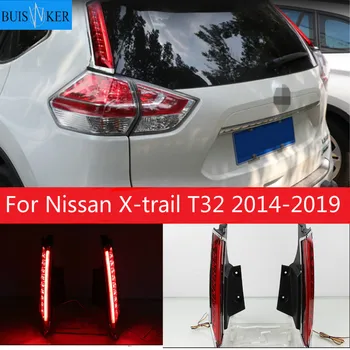 2GAB Par Nissan X-trail T32-2019 Automašīnas LED Aizmugurējie Gaismas Aizmugurējo Buferi Gaismas, Bremžu Gaismas Auto Spuldzes Apdare Lampas