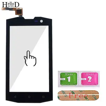 Mobilo Touch Ekrāns AGM A8 Mini Touch Screen Digitizer Panelis Priekšējā Stikla Lēcu Sensors TouchScreen Rīki Salvetes