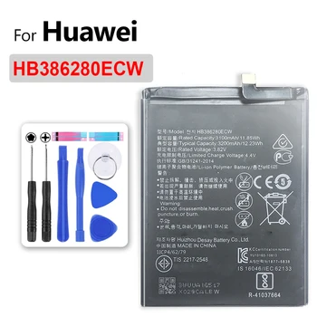 3200mAh Jaunu HB386280ECW Akumulatoru Huawei P10 VTR-L09 VTR-L 29 / Gods 9 Honor9 STF-L09 STF L09 STF-AL10 Telefonu Baterijas
