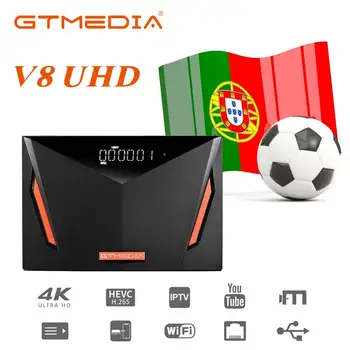 JAUNU GTmedia V8 UHD Satelīta Uztvērēju Combo Atbalsta S2X/DVB-T2/DVB-C/ISDB-T/ATSC-J. 83B Kabeļu H. 265 4K Ultra HD Iebūvēts WIFI