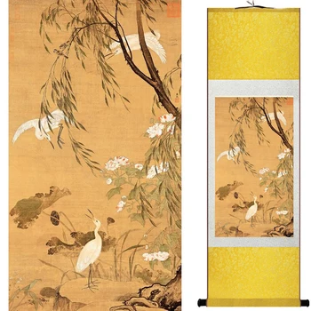 Ziedi apgleznošana Ķīniešu tradicionālās mākslas glezniecības mājas apdare paintings20190817034