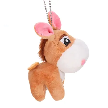 Kawaii Maz Donkey Plīša Keychain Rotaļlietas Cute Mini Kulons Mīkstās Mīkstās Lelles Meiteņu Rotaļlietu Soma Kulons Mugursoma Piederumi