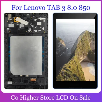 Lenovo TAB3 8.0 850 850F 850M TB3-850 TB3-850M TB-850M Tab3-85 LCD Displejs, Touch Screen Digitizer Montāža