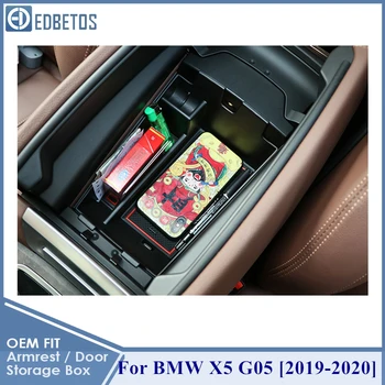 Centrālā Konsole Uzglabāšanas Kaste BMW X5 G05 2019 2020 Automašīnas salona Piederumi lielveikala Saturu Box Atvilktne