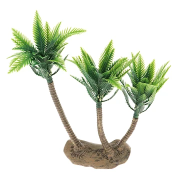 1GB Zaļā Plastmasas Modeli Koku Izkārtojumu Rainforest Vilcienu Palmu Koku, Diorāma Dekorācijas Mājās Āra Dārza Dekori