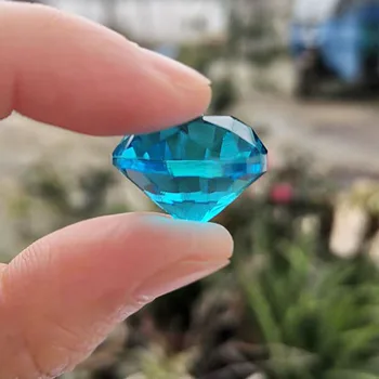20mm multicolor Crystal Diamond Stikla Amatniecības Prese Mājas Biroja Kāzu Rotājumi Rotājumi Kristāla Miniatūras Figūriņas