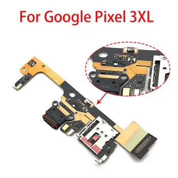 Lādētājs Valdes Flex Google Pikseļu 3XL USB Port Savienotāja Kabelis Ar Lentas SIM Karšu Lasītāja Turētājs, Savienotājs Ligzda Flex Kabelis