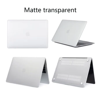 Caurspīdīgs klēpjdators gadījumos par MacBook 2019 Pro 16 collu cietais matēts vāks mac jaunu pro16 modelis A2141 Termiskās aizsardzības gadījumā