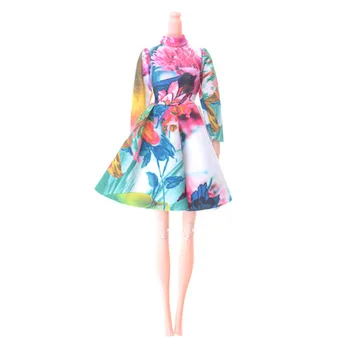 8 Gab./daudz labākajiem pārdevējiem Modes Lelle Apģērbu Komplekti Drēbes Gadījuma Puse Kleita Uzvalki Barbie Lelle Labākā Dāvana Bērnu Rotaļlietas