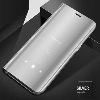 Pilna Spogulis Smart Cover, Lai Xiaomi Redmi Piezīme 8 Pro Par Xiaomi Mi 9T Pro A3 Mi 9 SE 8 Lite Pro Redmi 7 7A Flip Mobilo Telefonu Gadījumā