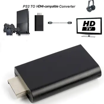 Fit For PS2 ar HDMI saderīgas 480i/480p/576i Audio Converter Režīmi 3.5 mm ar Visiem Video, Audio Adapte Displejs Nodrošina Izejas
