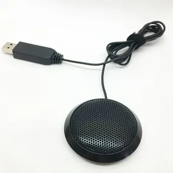 Vienvirziena Mikrofons USB Ports PC Konferences Sanāksmē Trokšņa Atbalss Slāpēšanas Runātājs, 1.5 M/2M Kabelis, Mikrofons