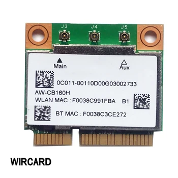 AW-CB160H BCM94360HMB 802.11 AC 1300Mbps WIFI, Bezvadu WIFI, Bluetooth 4.0 Mini PCI-E Karte+3PCS IPEX4 Antena
