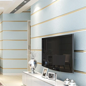 Wellyu Vienkārši mūsdienu svītrainas tapetes marmora mazgājamais 3d smalkas ādas modelis neausta tapetes dzīvojamā istabā papel de parede