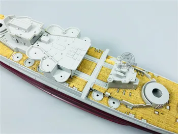 1/700 Skalas, Koka Klāja, lai Trompetists 05794 HMS Batleship Karaliene Elizabete 1941. Gada Modelis Komplekti