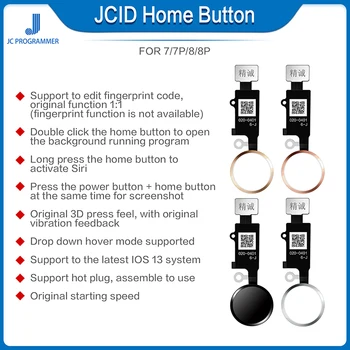 JCID 6 Gen Pogu Home Universālā Remonts Atgriešanās Funkciju iPhone 7/7p/8/8p