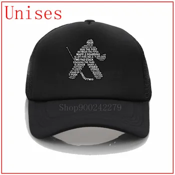 Hokeja Vārtsargs Tipogrāfija black dzīvo jautājumu hip hop cepures vīriešiem zirgaste beisbola cepure zirgaste beisbola cepure kausa cepure