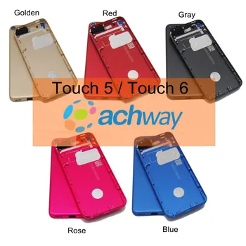 IPod Touch 5/ Touch 6 Atpakaļ Akumulatora Vāciņu Aizmugurējo Durvju Mājokļu Lietā Par iPod Touch 5 Akumulatora Vāciņu Touch6 Rezerves Daļas