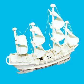 Jaunu Koka Koka Jahtu, Kuģi, Mājas Komplekti DIY Model Home Decoration Laivu Dzimšanas dienas Dāvanu-Rotaļlietas Bērniem spēles mācību