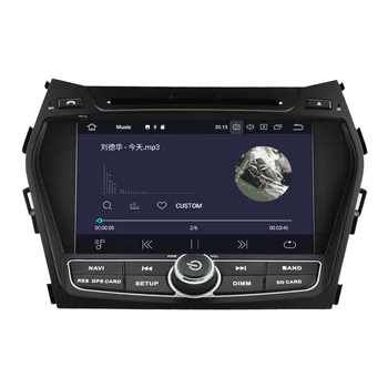 Android 9.0 4+ 64GB px5 Iebūvēts DSP Auto DVD Atskaņotājs Multivides Radio Hyundai IX45 Santa fe+ GPS Navigācija, Radio, Stereo