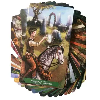 78 Tarot Kartes Zaļo Raganu Tarot Klāja Galda Spēles Angļu Ģimenes Dāvanu Personas Spēlē Kāršu Spēle Izklaide
