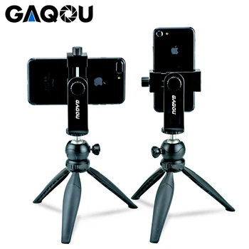 GAQOU Mini Elastīgu Statīvu Tālrunis ar Mount Adapteri Statīvs Monopod par Gopro Nikon DSLR Kameru, Mobilo Astoņkāji Statīviem