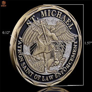 5gab Amerikāņu Phoenix Policijas pārvaldes Izpildi Erceņģelis St. Michael Vara Token Izaicinājums ASV Monētu Kolekciju