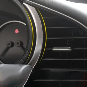 Nerūsējošā Tērauda, Instrumentu Paneļa Platums Paneli, Konsoli, Vāku Apdares Komplekts Priekš Mazda 3 Axela 2019 2020 Piederumi