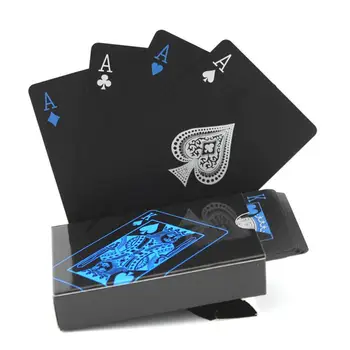 Pokera Kārtis Jaunu Caurspīdīga PVC Pokera Spēļu Kārtis, Plastmasas, Kristāla Ūdens izturīgs Ūdensdrošs Spēļu Wareable Trauki Resistan