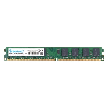 SNOAMOO DDR2 2GB 667/800MHz PC2-6400S Desktop PC RAMs 240-Pin 1.8 V DIMM Intel un AMD Saderīgu Datoru, Atmiņas Garantija