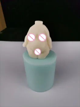 3D Apaļas Sievietes Ķermeņa Ziepes Silikona Veidnē Cilvēka Ķermeņa Sveces, Ģipša Šokolādes Valentīna Dienas Kūka Pelējuma Interjera Dekorēšana Rīks