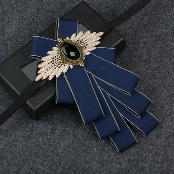 Jauns Bezmaksas Piegāde modes gadījuma Vīriešu vīriešu daudzslāņu dimanta apkakles tauriņu kāzu līgavainis Groomsmen oriģināls dizains pārdošanā