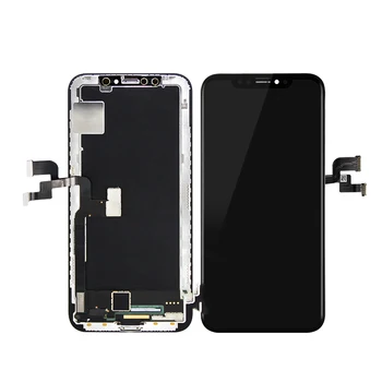 OLED Ekrāns iPhone X Displejs, iPhone, 10 LCD displejs ar 3D Touch Digitizer Asamblejas 1:1, Perfekti OEM A1901 A1865 + Bezmaksas Dāvanas