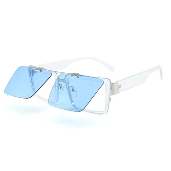 JASPEER Jaunu Laukumā Saulesbrilles Vīriešiem, Sievietēm Luksusa Zīmolu Dizaina Melns Zils Spogulis Brilles Sieviešu Ieplests Brilles UV400