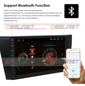 Quad Core Auto Multimedia player Android 10 GPS Automotivo BMW 3. Sērijas E90/E91/E92/E93 2006-2012 Radio 2G RAM+16.G/32G ROM