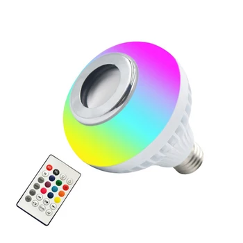 Bluetooth Mūzikas Smart Spuldzes Krāsu Mainīšana RGB LED Gaismas Spuldze Mājās, Veikala Posmā