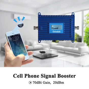 850 Mhz Repeater 70dB CDMA GSM 850mhz repetidor Band5 mobilo tālruni 2G 3G 4G signālu pastiprinātājs Lintratek GSM Signāla Atkārtotājs Pastiprinātājs
