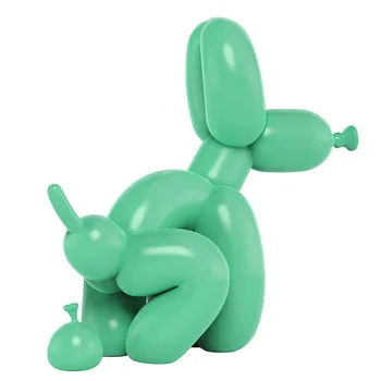 Ziemeļvalstu Foršs Suns Balonu Pooping Suņa Skulptūra Sveķu Anotācija Funny Suns Statuetes Statuja, Viesistaba, Mājas Dekoru, Dāvanu Valentīna
