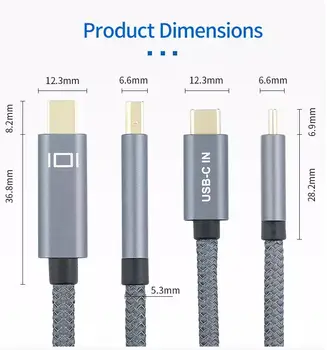 USB TYPE C Thunderbolt 3 2 mini DisplayPort DP 4k 60Hz par Macbook Air, Pro Samsung dell XPS13 15 Apple cinema display