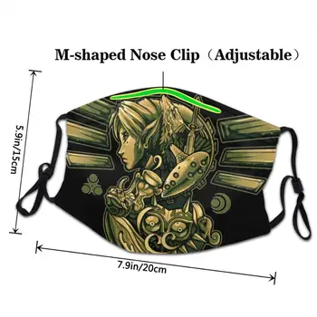 Ceļojums Drosmi Loz Zelda sejas maska mazgājams mutes maskas kokvilnas mutes maska ar dizaina smieklīgi masque de aizsardzības lavable
