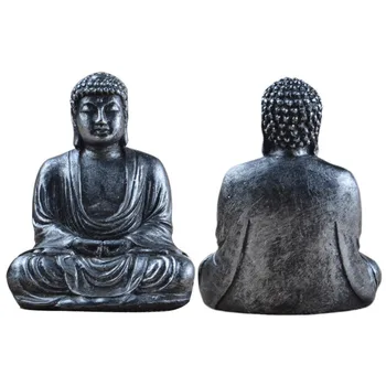 1gb Mini Buda Dārza Statuja Buddha Attēls Statuja Rotājumu Sveķu Meditācijas Sākuma Galda Dekorēšana 7*5cm