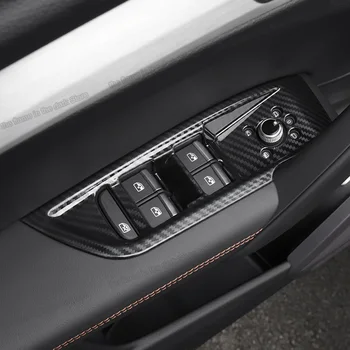 Lsrtw2017 Oglekļa Šķiedras Abs Automašīnas Centrālo Kontroles Apdares Interjera Acccessories Audi Q5 2018 2019 2020